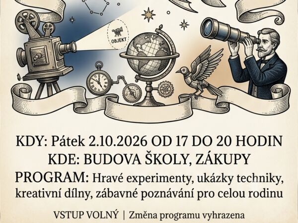 Zveme vás na Vědeckou noc