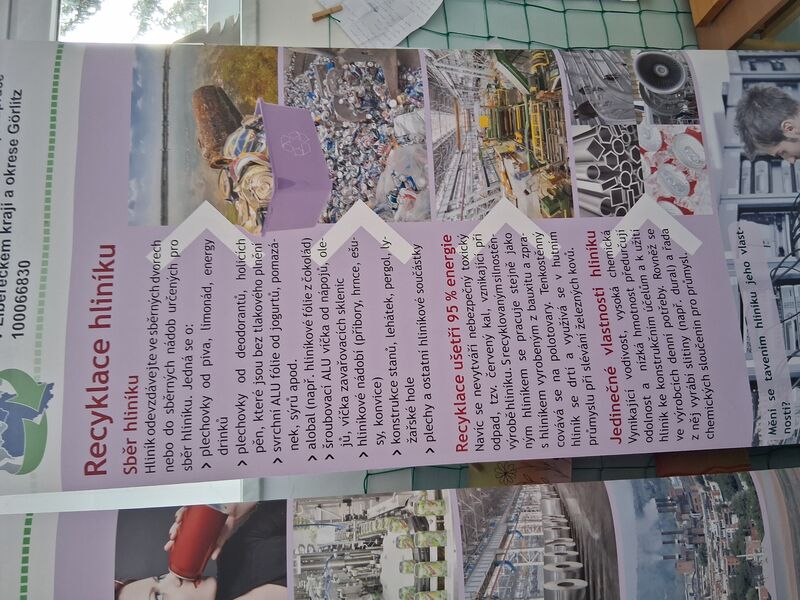 Recyklace - práce ve dvojicích