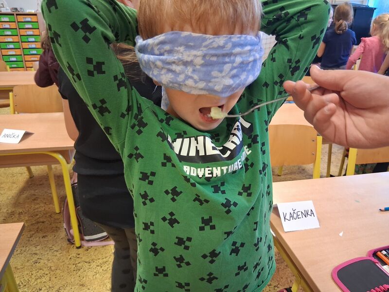 Projekt zdravá výživa - Ochutnávka ovoce  a zeleniny